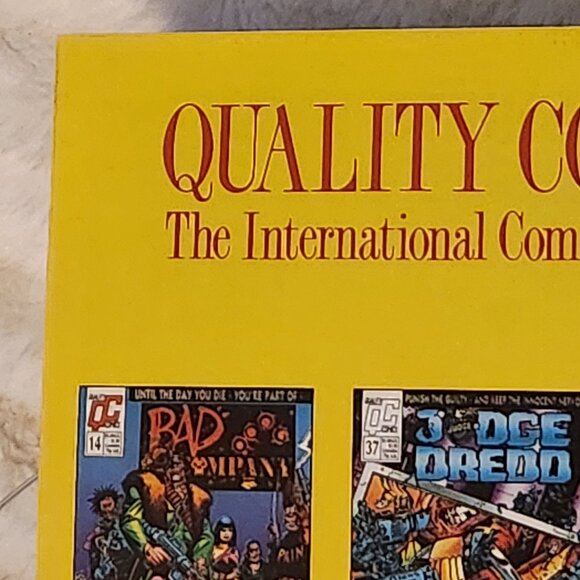 Judge Dredd: Law of Dredd #7 (1990) Quality Comics, Dinosaur, I am the Law - Picture 9 of 14